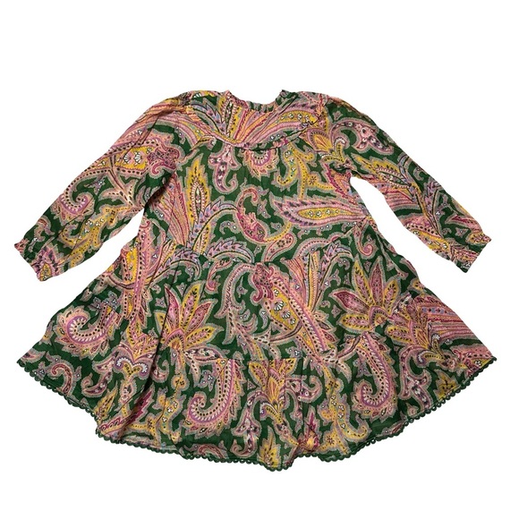 NWT Zimmerman Kids Teddy Paisley Print Tiered Dress - Picture 2 of 13